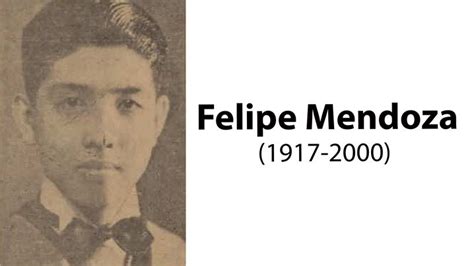 Who Is Felipe Mendoza Arkitektura Ng Bayan