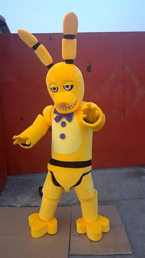 FNAF Golden Bonnie Mascot Costume Five Nights At Freddy S Golden Bonnie