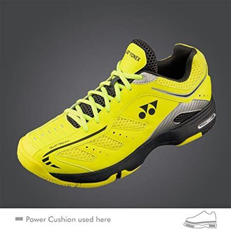 Yonex Pro Power Cushion Cefiro Tennis Shoes Yellow All Courts Size 8