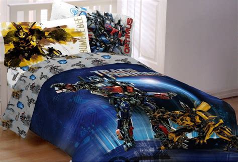 Special Comforter Sets Armada Twin Full Comforter Optimus Prime Bumble Bee Bedding