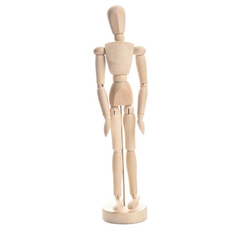 Akoada Tall Wooden Human Mannequin Movable Limbs Human Artist Model