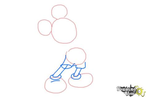 How To Draw Mickey Mouse Full Body Drawingnow