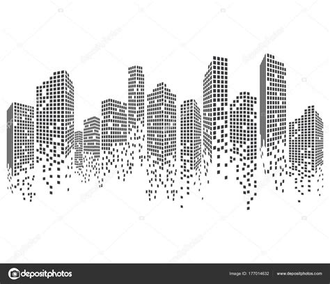 Modern City Skyline Vector Illustration Stock Vector By ©elaelo 177014632
