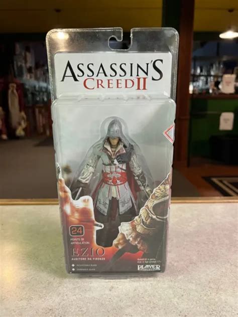 NECA 2010 ASSASSIN S Creed II Ezio Auditore Master Assassin Figure NIB