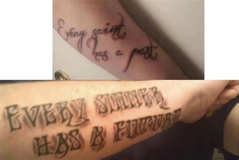 The seven social sins by making the switch, a sinner today may be a saint tomorrow; "Every saint has a past & Every sinner has a future!" | Tattoo quotes, Sinner, Tattoos