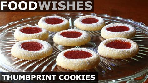 Perfect Thumbprint Cookies Food Wishes Youtube