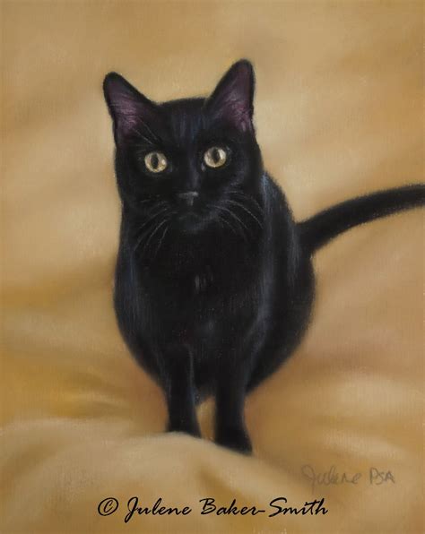 Black Cat Fine Art Print Black Cat T Custom By Artbyjulene