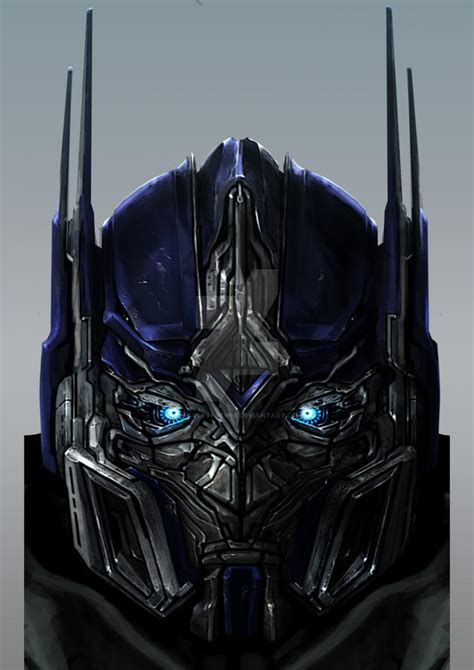 Optimus Prime Head Study Transformers 5 By Bradleyfrew18 On Deviantart