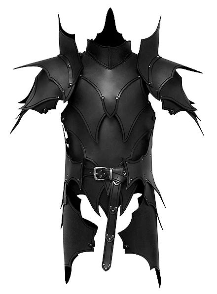 Leather Armour With Shoulders And Tassets Dark Elf