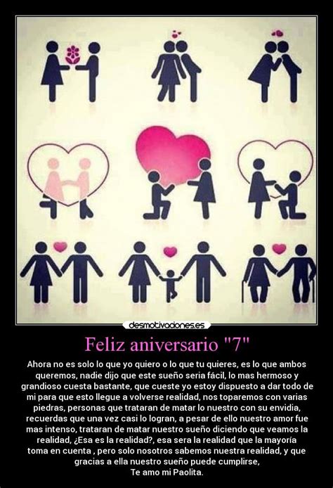 A los 7 años de casados. Feliz aniversario "7" | Desmotivaciones