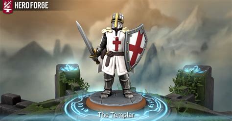The Templar Made With Hero Forge