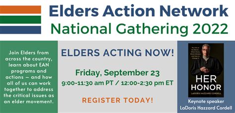 Elders Action Network National Gathering 2022 Elders Action Network