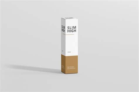 Download Box Mockup - Slim High Rectangle by visconbiz on Envato ...