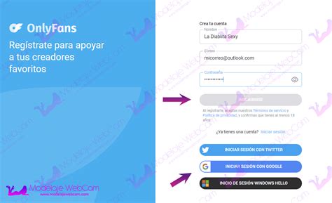 Cómo crear una cuenta de OnlyFans Modelaje WebCam