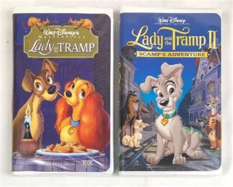 Lot Of 7 Disney Vhs Dumbo Lady And The Tramp Lion King Jungle Book