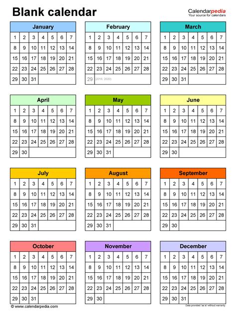 Yearly Printable Calendars Printable Calendar