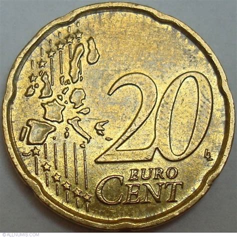 20 Euro Cent 2004 Euro 2002 20 Euro Cent Italy Coin 29757