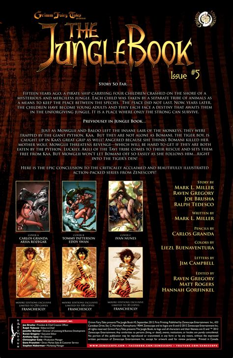 Read Online Grimm Fairy Tales Presents The Jungle Book Comic Issue 5