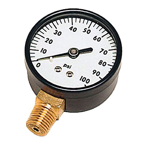 Pressure Gauge 60 Psi 2 X 14 Lower Mount