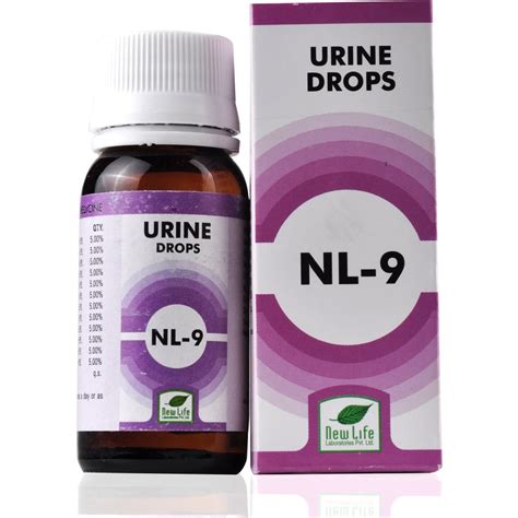 New Life Nl 9 Urine Drops 30ml For Renal Calculi Burning