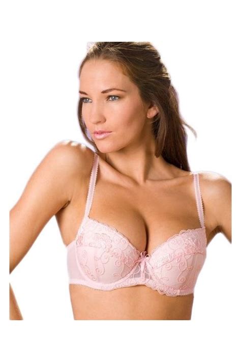 womens florence embroidered padded bra pink size 34a 40d