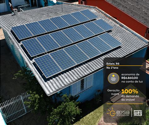 Com Sistema De Energia Fotovoltaica Casa Economiza Na Conta De Luz