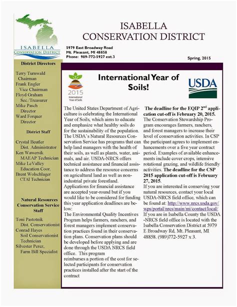 Isabella Conservation District Environmental Education Program