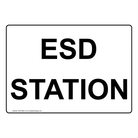 Electrical Esd Static Sign Esd Station