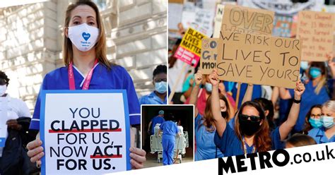 Thousands Of Nhs Workers To Demand Pay Rise At Weekend Protests Metro