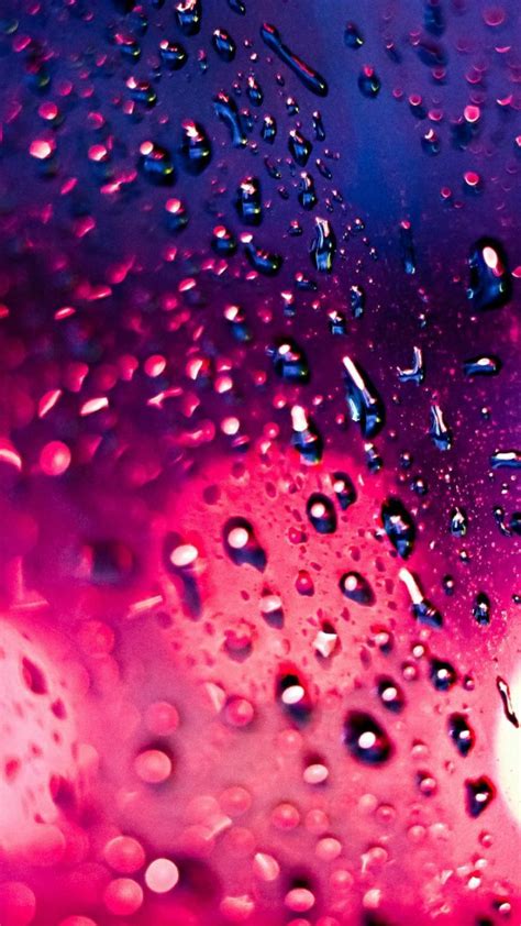 Surface Drops Pink Hd Wallpapers Wallpaper Cave