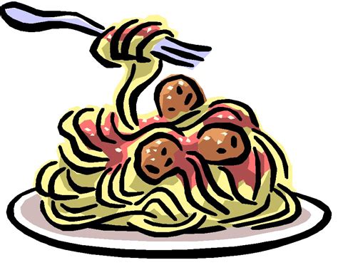 Plate Of Spaghetti Clipart Clip Art Library