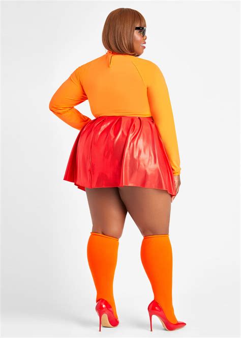 Plus Size Sexy Scooby Doo Plus Size Velma Halloween Costume