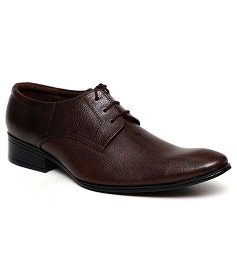 C Comfort Brown Leather Formal Shoes Price In India Buy C Comfort Brown Leather Formal Shoes