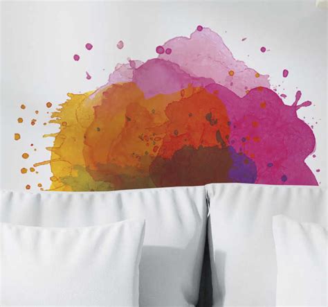 Multicolour Splash Wall Sticker Tenstickers