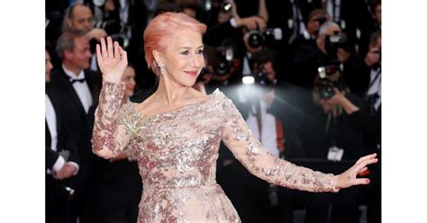 Helen Mirren Pink Hair At Cannes Film Festival Popsugar Beauty Uk Photo 4