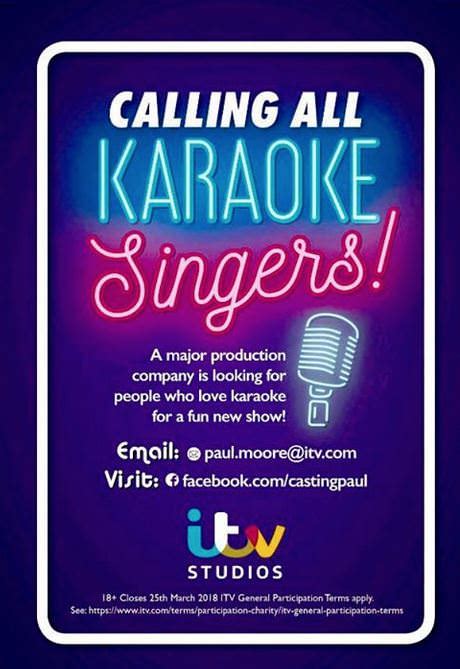 auditions calling all karaoke singers singsnap karaoke