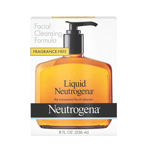 Liquid Neutrogena Fragrance Free Facial Cleanser 8 Fl Oz