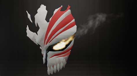 Ichigos Hollow Mask 3d Model Cgtrader