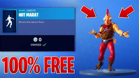 How To Get A Free Emote In Fortnite New Hot Marat Emotedance