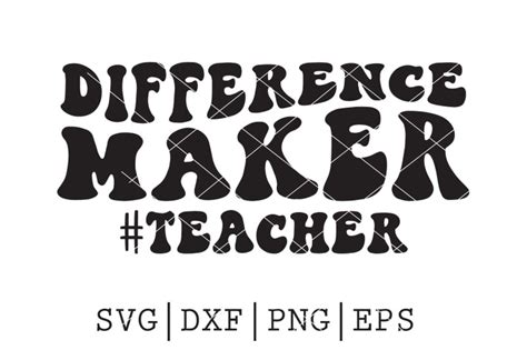 Difference Maker Teacher Svg By Spoonyprint Thehungryjpeg