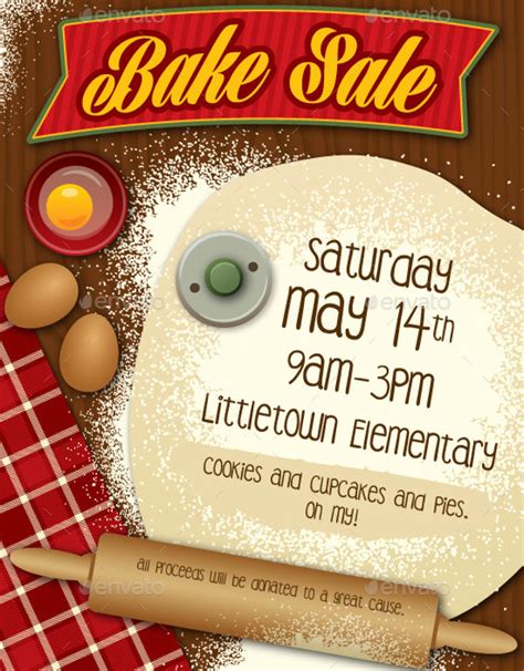 Bake Sale Flyer Template Free