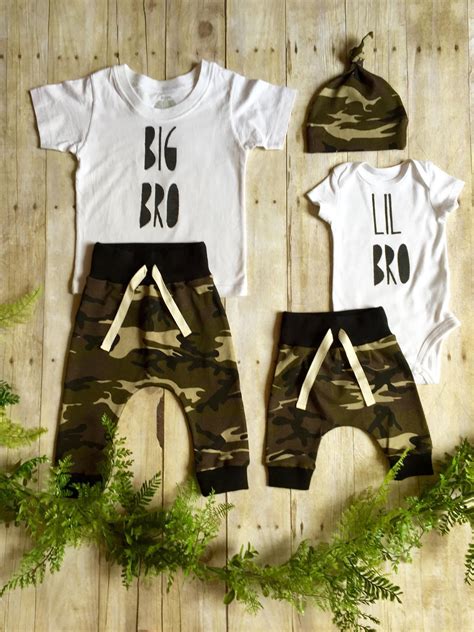 Little Brother Big Brother Newborn Boy Take Home Outfit Etsy