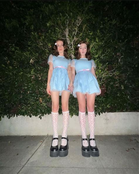 Sydney Sweeney And Maude Apatow As The Twins From The Shining Lisa And