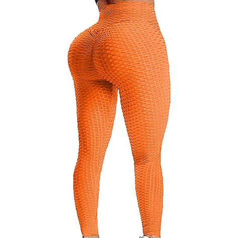 fittoo women booty yoga pants high waisted ruched butt lift textured tummy control leggings