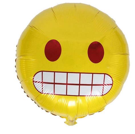 18 Expression Balloons Emoji Foil Balloon Happy Birthday Party