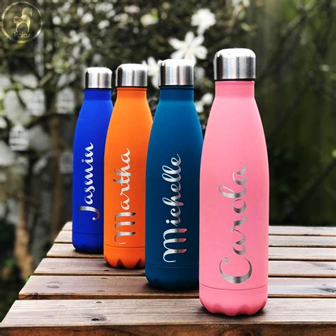 Personalised Water Bottles Make It As You Wish Drink Etsy Uk