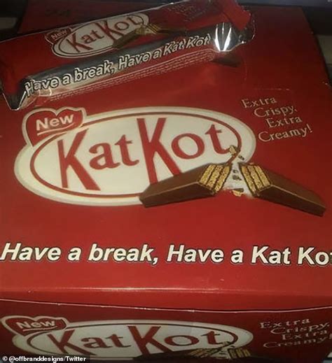 Shameless People Share Hilarious Brand Knock Offs Including A Kat Kot Chocolate Bar Daily