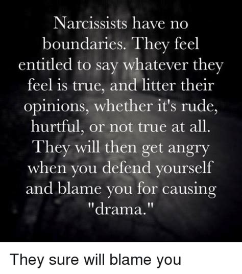 Narcissists Have No Boundaries They Feel Entitled To Say Whatever They