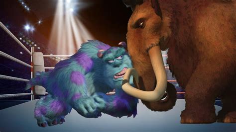 Sulley Vs Manny Wwe By Darkmoonanimation On Deviantart