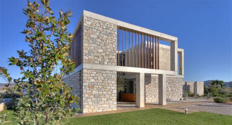 Stone House In Anavissos From Whitebox Architects George Fakaros